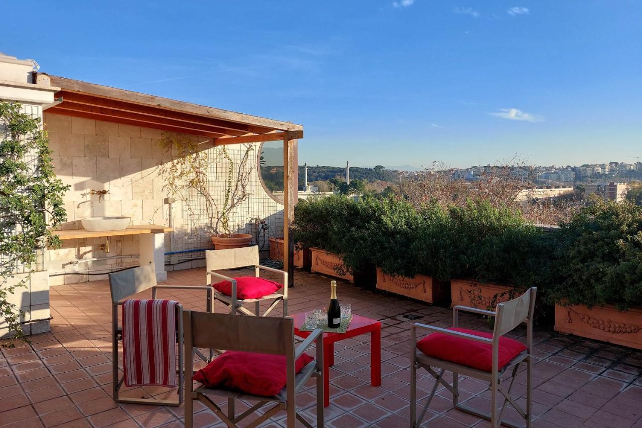 Beautiful Loft In Ponte Milvio With Terrace Apartment Roma Ngoại thất bức ảnh